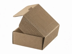 Pudełko karbowane 90x75x30 mm lekko otwarte