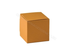 Pudełko 50x50x50 mm pomarańczowe podziękowania dla gości