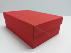 Czerwone pudełko tekturowe - 15x10x5 cm