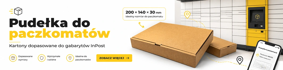 Pudełka do paczkomatów – kartony dopasowane do gabarytów InPost