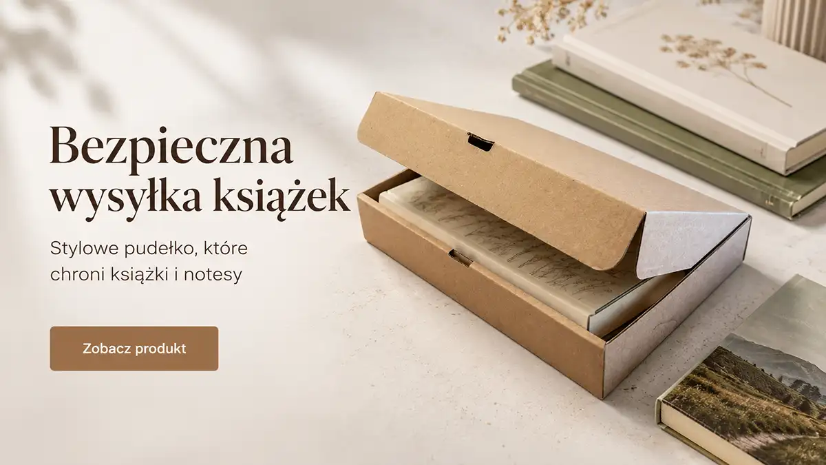 Pudełko wysyłkowe na książkę