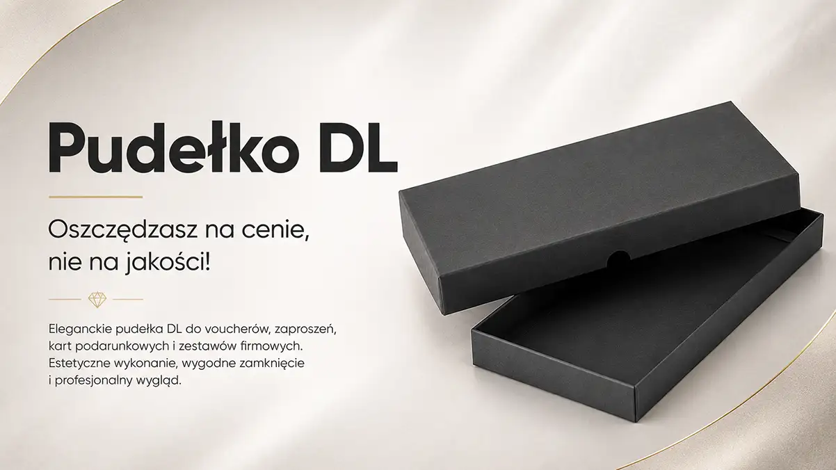 Pudełka na voucher i kartkę DL