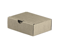 Pudełko bez okienka 90x75x30 mm, karbowane kraft