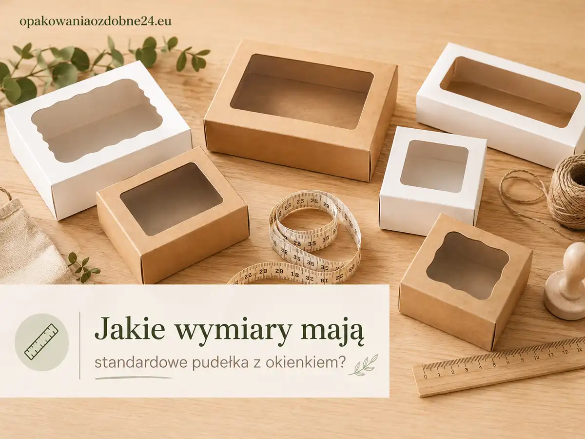 Jakie wymiary mają standardowe pudełka z okienkiem?