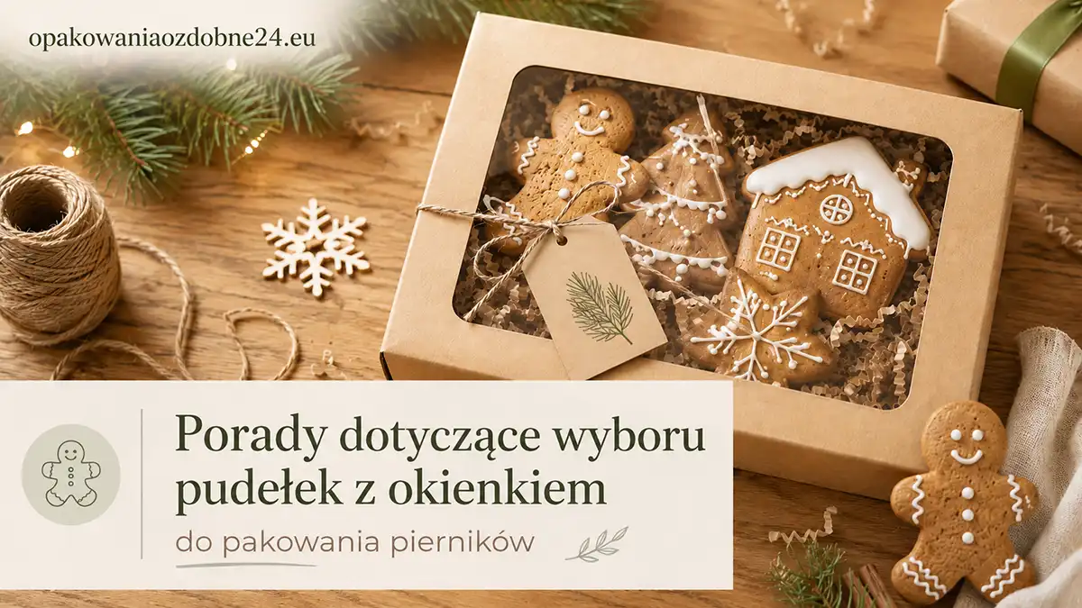 Porady dotyczące wyboru pudełek z okienkiem do pakowania pierników