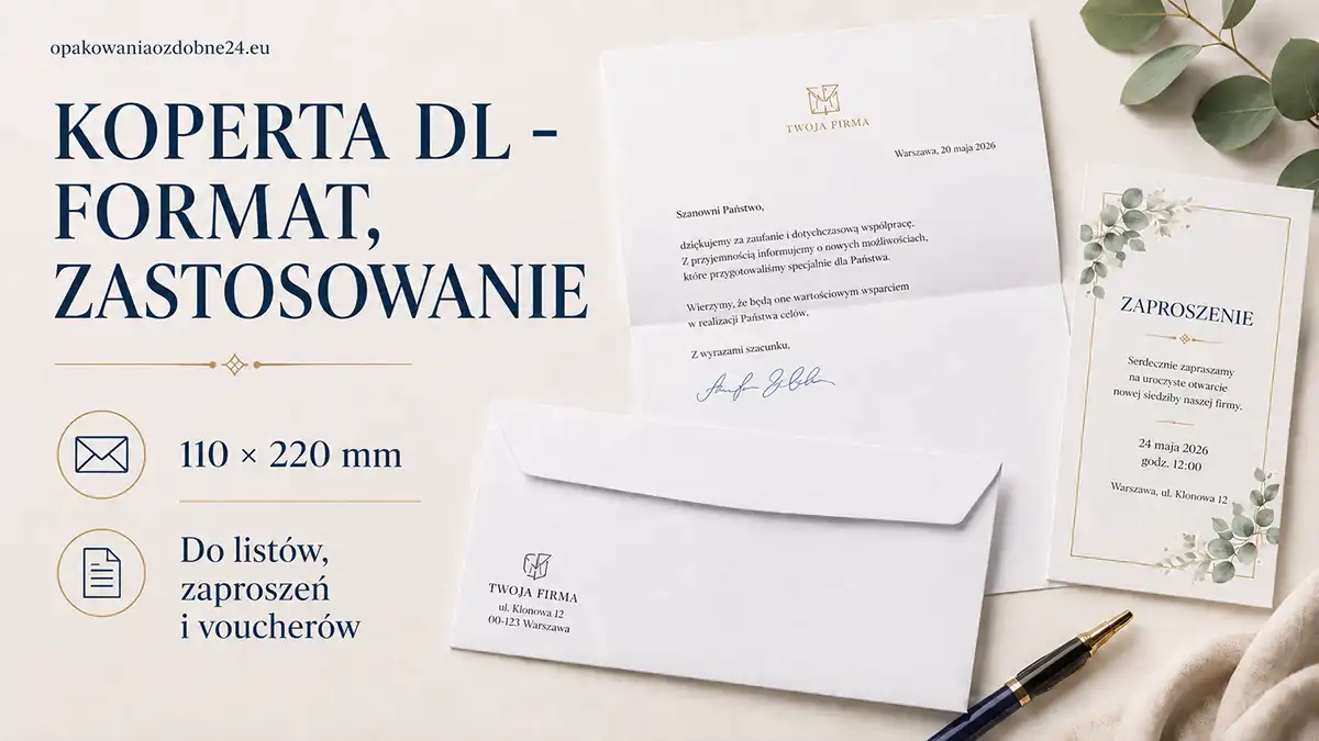 Koperta DL - format i zastosowanie