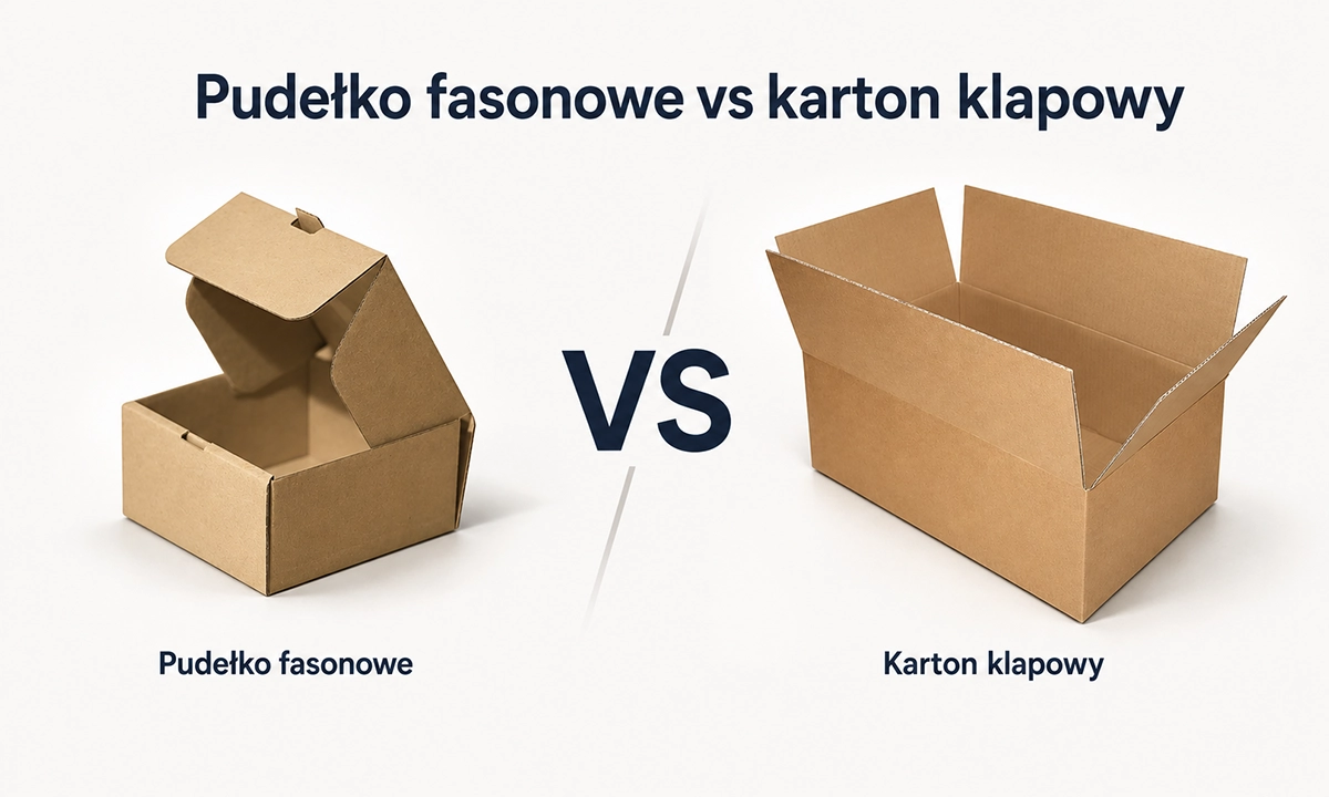 Pudełko fasonowe czy karton klapowy – co wybrać do sklepu internetowego?