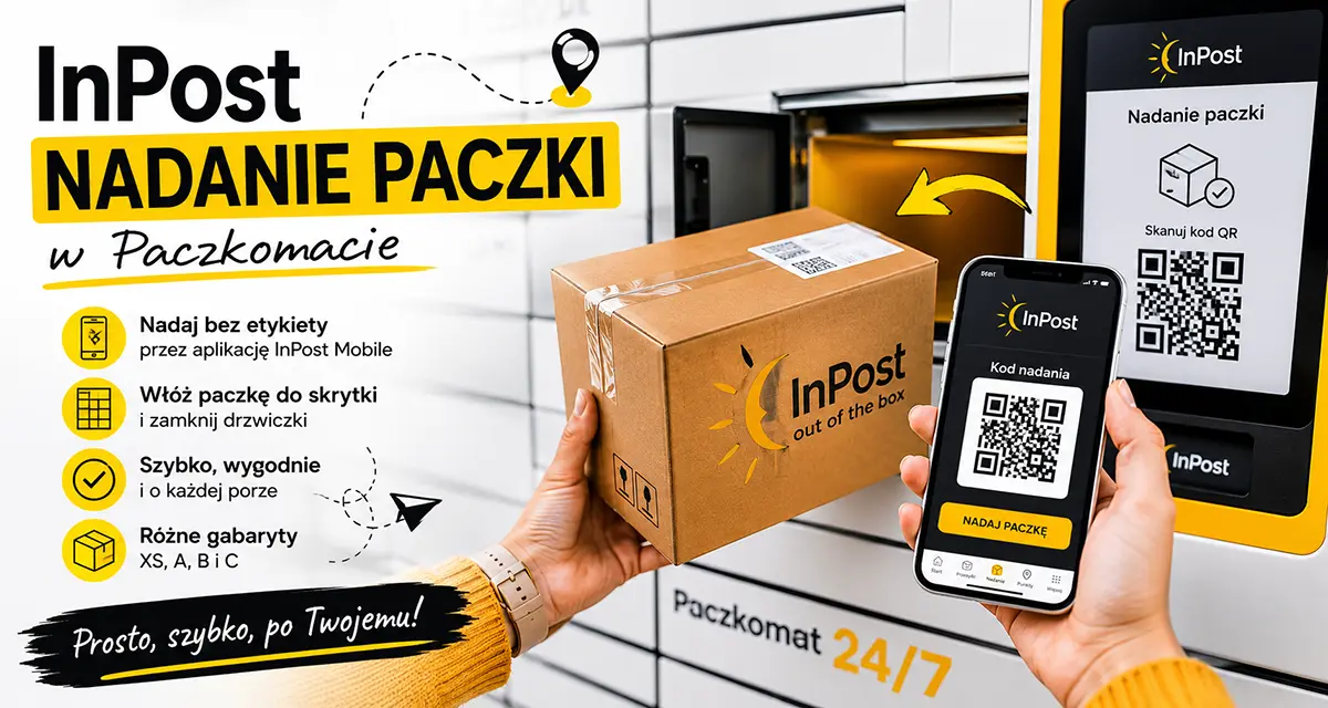 InPost nadanie paczki – jak nadać przesyłkę w Paczkomacie?