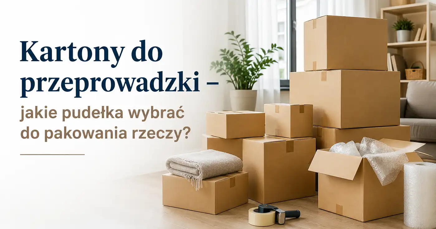Kartony do przeprowadzki – jakie pudełka wybrać do pakowania rzeczy?