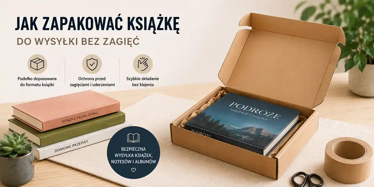 Jak zapakować książkę do wysyłki żeby dotarła bez zagięć?